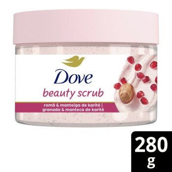 Sabonete Esfoliante Corporal Dove Beauty Scrub Romã e Manteiga de Karité 280g
