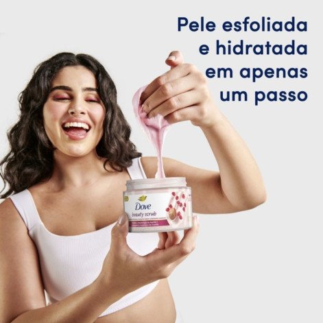Sabonete Esfoliante Corporal Dove Beauty Scrub Romã e Manteiga de Karité 280g