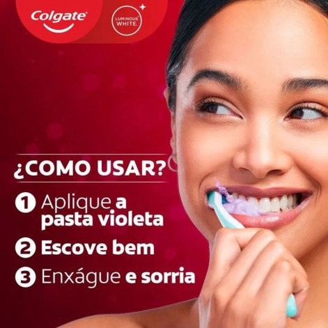 Creme Dental Colgate Luminous White Color Correct Fresh Mint 70g