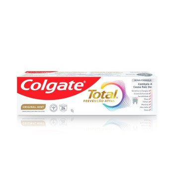 Creme Dental Colgate Total Prevenção Ativa Original Mint 90g
