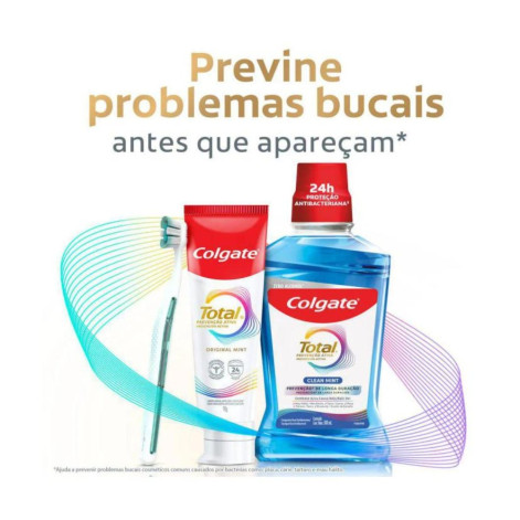 Creme Dental Colgate Total Prevenção Ativa Original Mint 140g
