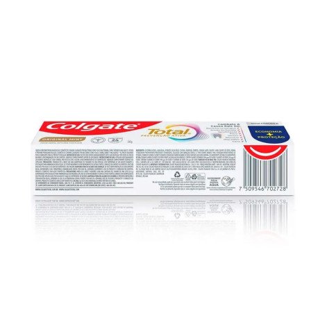 Creme Dental Original Mint Colgate Total Prevenção Ativa Caixa 50g