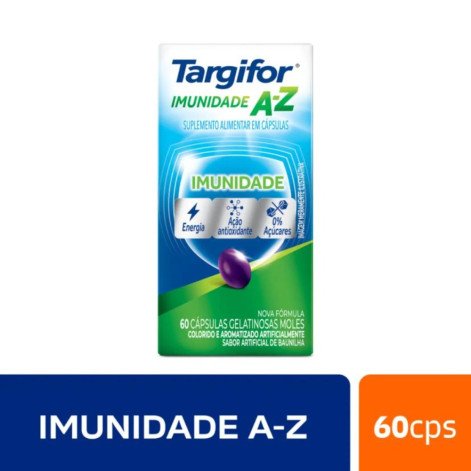 Polivitamínico Targifor Imunidade A-Z 60 Cápsulas