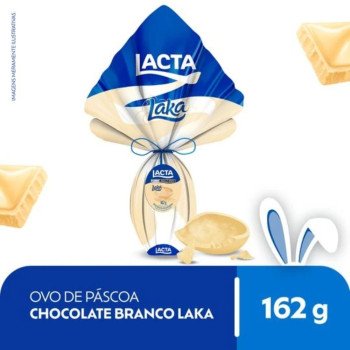 Ovo de Páscoa Lacta Laka Chocolate Branco 162g