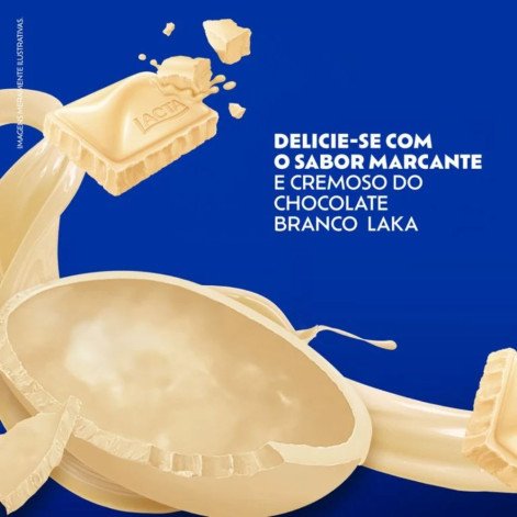 Ovo de Páscoa Lacta Laka Chocolate Branco 162g