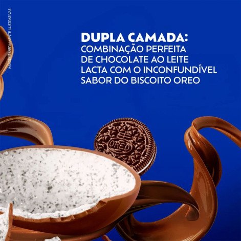 Ovo de Páscoa Lacta Oreo 239g