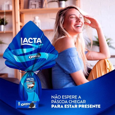 Ovo de Páscoa Lacta Oreo 239g