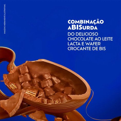 Ovo de Páscoa Lacta Bis Ao Leite 305,4g