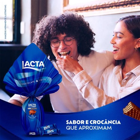 Ovo de Páscoa Lacta Bis Ao Leite 305,4g