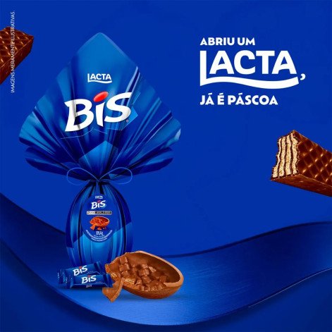 Ovo de Páscoa Lacta Bis Ao Leite 305,4g