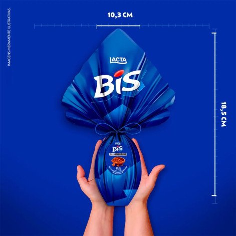 Ovo de Páscoa Lacta Bis Ao Leite 305,4g