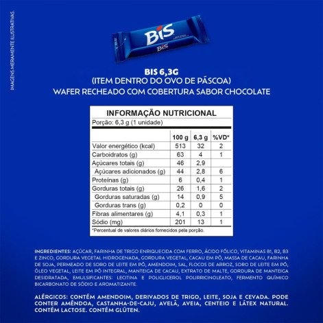 Ovo de Páscoa Lacta Bis Ao Leite 305,4g