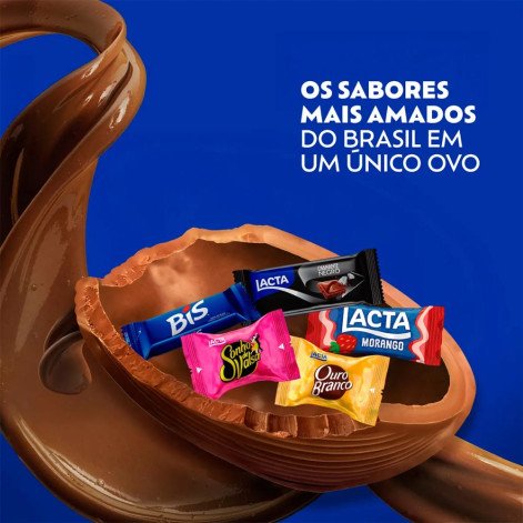 Ovo de Páscoa Lacta Favoritos 540g