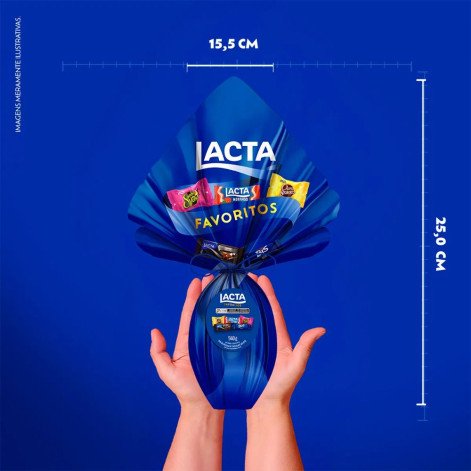 Ovo de Páscoa Lacta Favoritos 540g