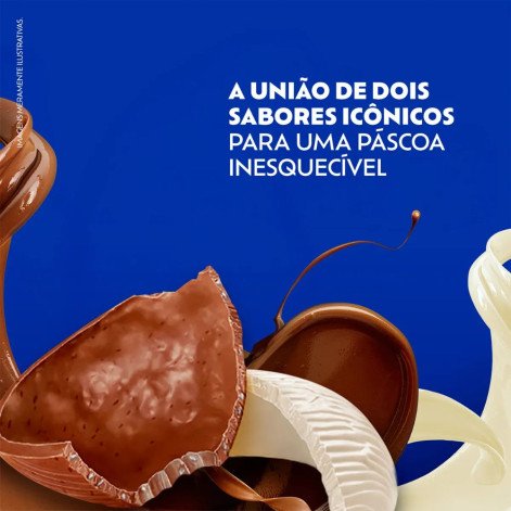 Ovo de Páscoa Lacta Diamante Negro e Laka 494g