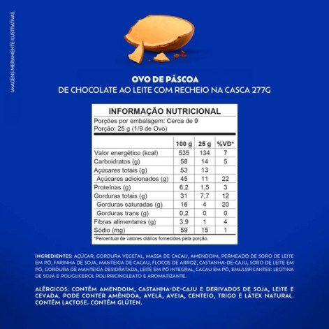 Ovo de Páscoa Lacta Sonho de Valsa 277g