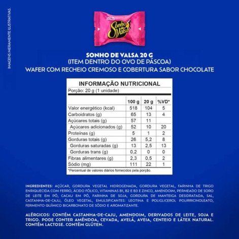 Ovo de Páscoa Lacta Sonho de Valsa 277g