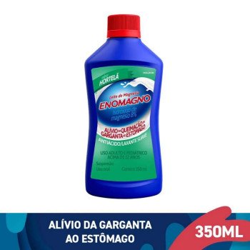 Leite de Magnésia EnoMagno Hortelã Suspensão Oral 350ml