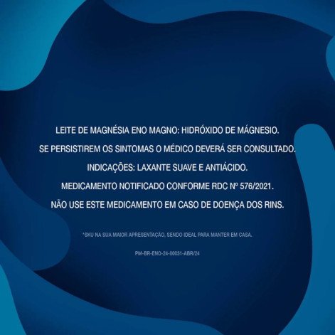 Leite de Magnésia EnoMagno Hortelã Suspensão Oral 350ml