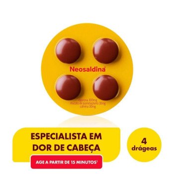 Neosaldina Analgésico 4 Drágeas