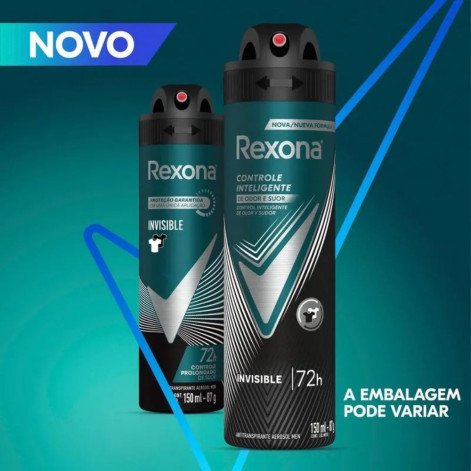 Desodorante Antitranspirante Rexona Invisible 72 Horas 150ml