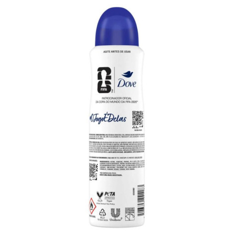 Desodorante Antitranspirante Aerosol Dove Original Feminino 72h 150ml