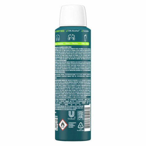 Desodorante Corporal Aerossol Rexona All Body Deo Active Fresh 150ml