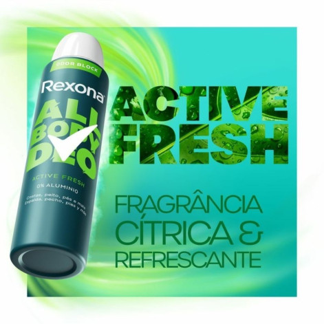 Desodorante Corporal Aerossol Rexona All Body Deo Active Fresh 150ml