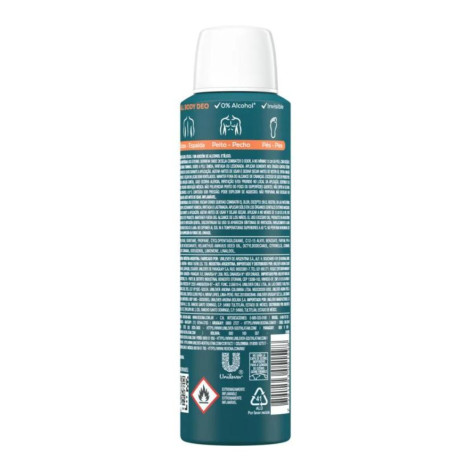 Desodorante Corporal Aerosol Rexona All Body Deo Bold Spirit 150ml
