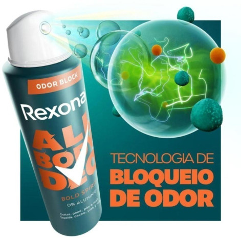 Desodorante Corporal Aerosol Rexona All Body Deo Bold Spirit 150ml