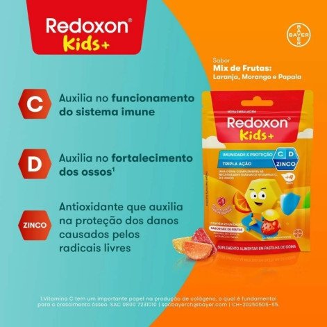 Vitamina C Redoxitos Mix de Frutas 25 gomas
