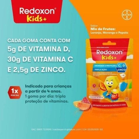 Vitamina C Redoxitos Mix de Frutas 25 gomas