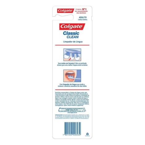 Escova de Dente Colgate Classic Clean 3 unidades