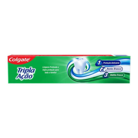 Creme Dental Colgate Tripla Ação Anticárie Menta Original 180g