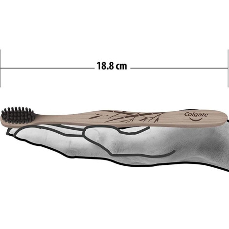 Escova Dental Sustentável Colgate Bamboo com 1 Unidade