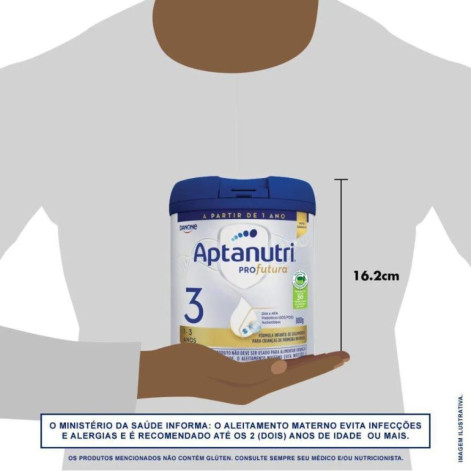 Fórmula Infantil Aptanutri Profutura 3 Danone 1 a 3 anos 800g