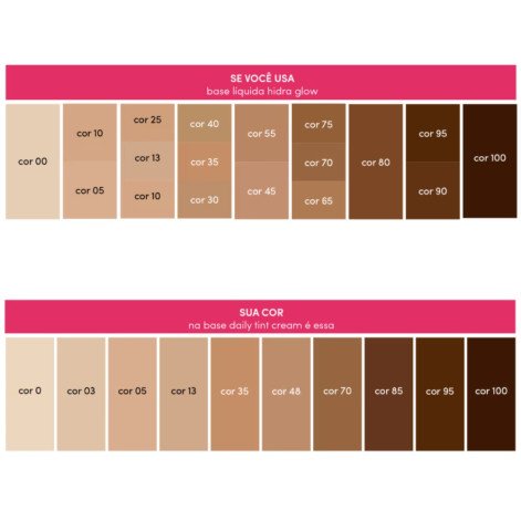 Base Líquida Daily Tint Cream Niina Secrets Cor 25 25ml