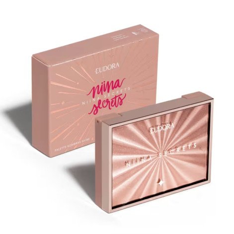 Paleta de Sombras Niina Secrets Shine Rose 5,4g