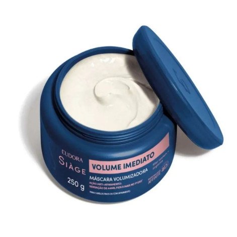Máscara Capilar Volumizadora Eudora Siàge Volume Imediato 250g