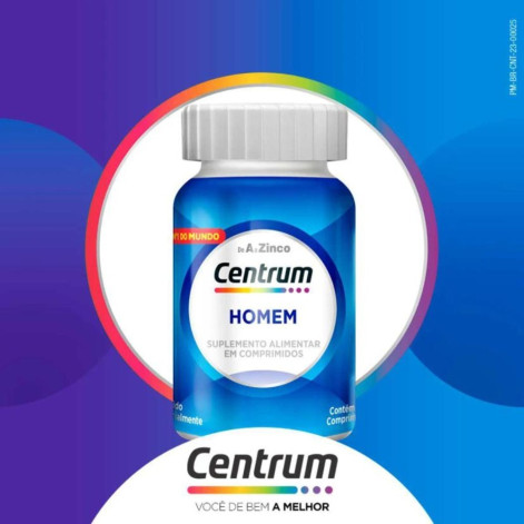Polivitamínico Centrum Essentials Homem de A a Zinco 60 comprimidos