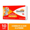 Anador 1g Dipirona Monoidratada Sanofi 10 Comprimidos