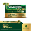 Novalgina Flash 1g Dipirona + 130mg Cafeína 8 comprimidos