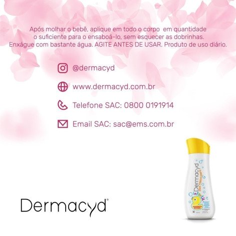 Kit Sabonete Líquido Íntimo Dermacyd Infantil 200ml + 100ml