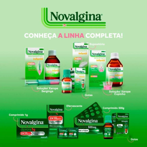 Novalgina Infantil Dipirona 300mg 5 supositórios