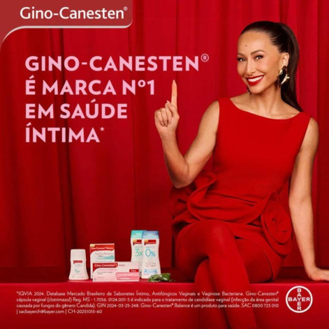 Gino-Canesten Balance Gel Vaginal Com 7 Aplicadores de 5ml Bayer