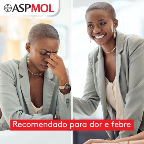 Aspmol Paracetamol 500mg Bayer 20 Comprimidos