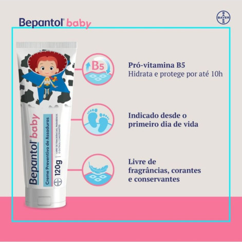 Creme Preventivo De Assaduras Bepantol Baby Toy Story 120g 1 Unidade Sortido