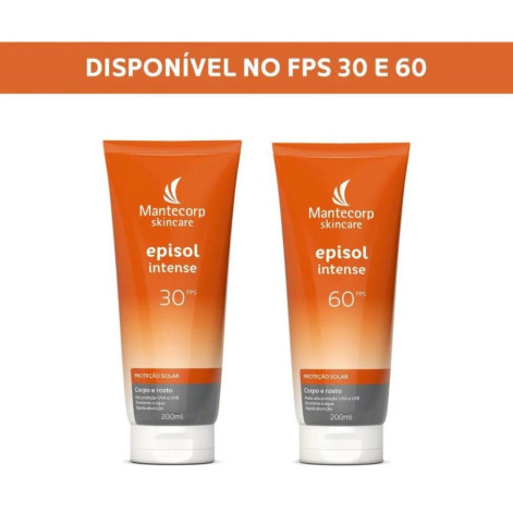 Protetor Solar Corporal Loção FPS 60 Episol Intense 200ml