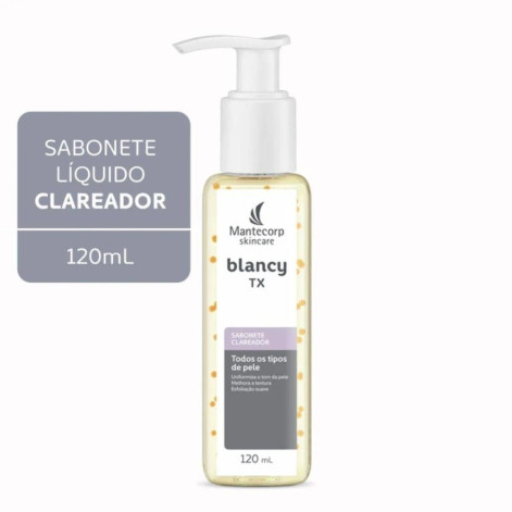 Sabonete Líquido Facial Clareador Mantecorp Blancy TX com 120ml