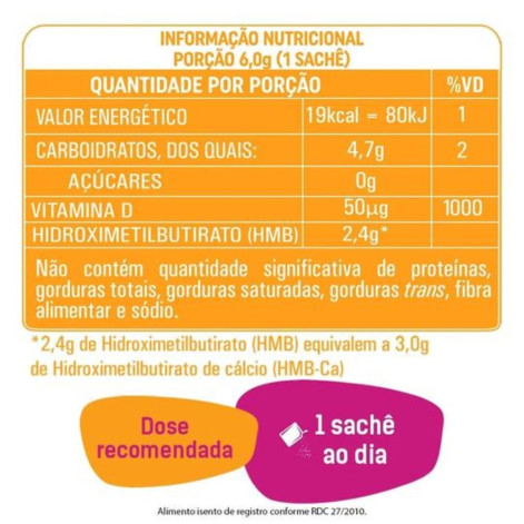 Vitamina D Addera + Muscular HMB 2.000UI com 30 Sachês